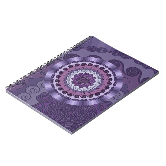 Wind Mandala Notebook Notizblock (Linke Seite)