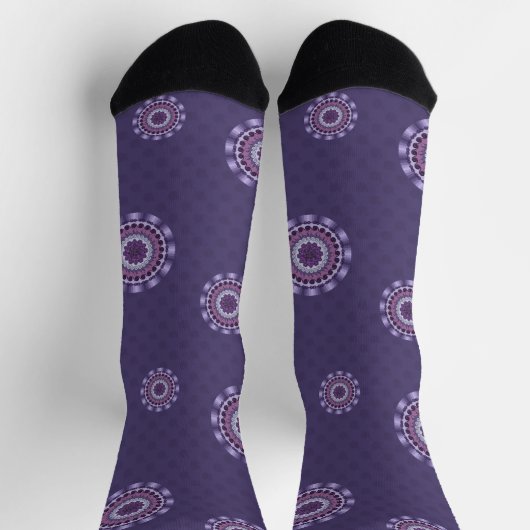 Wind Mandala Socken (Oben)