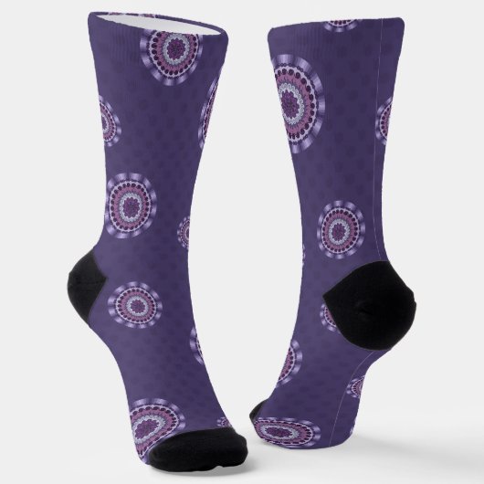 Wind Mandala Socken (Gewinkelt)