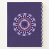 Wind Mandala Spiral Notebook Notizbuch (Rückseite)