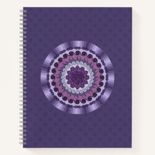 Wind Mandala Spiral Notebook Notizbuch
