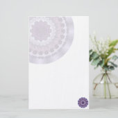Wind Mandala Stationery Briefpapier (Stehend Vorderseite)