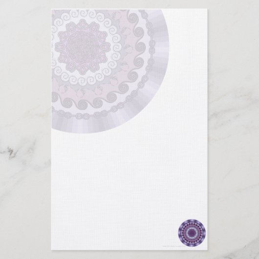 Wind Mandala Stationery Briefpapier (Vorderseite)