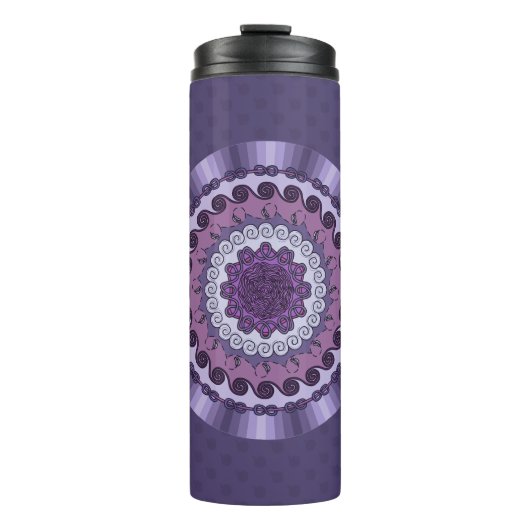 Wind Mandala Thermal Tumbler Thermosbecher (Vorderseite)