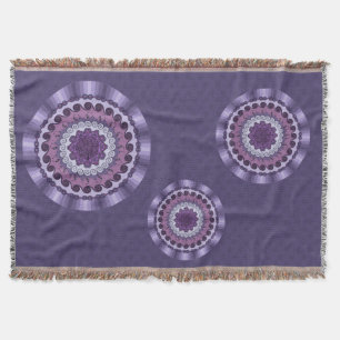 Wind Mandala Throw Blanket Decke