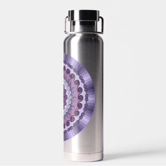 Wind Mandala Trinkflasche (Rückseite)