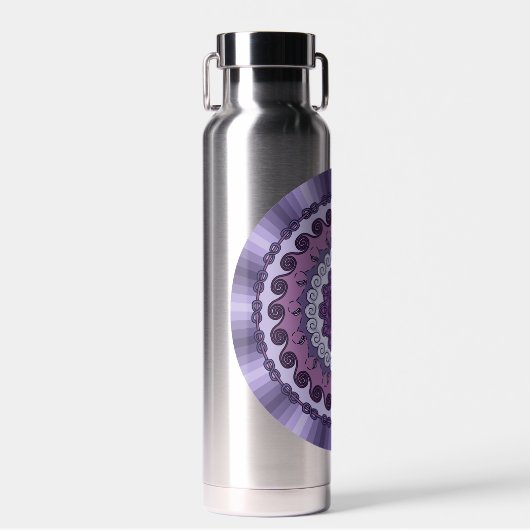 Wind Mandala Trinkflasche (Vorne)