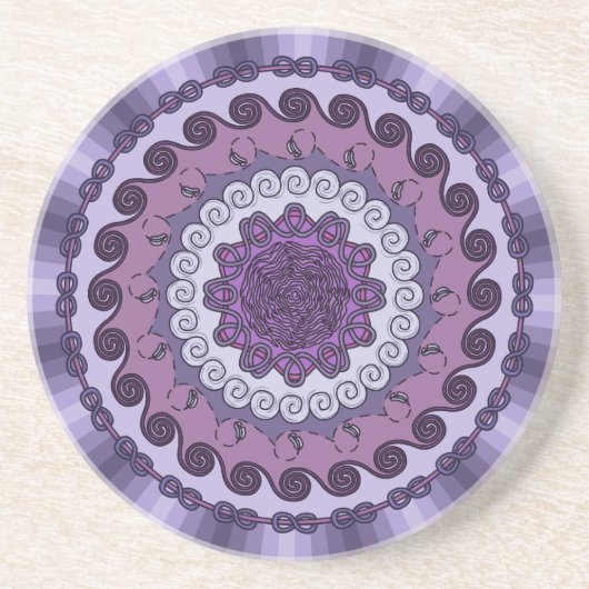 Wind Mandala Untersetzer (Vorne)