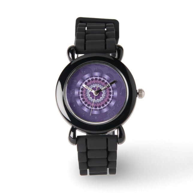 Wind Mandala Watch Armbanduhr (Vorderseite)