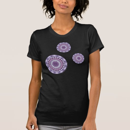 Wind Mandala Women's Dark Shirt (Vorderseite)