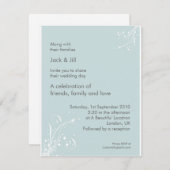 Wind (Meeresauge) 4,25x5,25 Einladung (Vorne/Hinten)