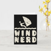 Wind Nerd Funny Windsurfer Windsurfing Beach Hobby Karte (Gelbe Blume)