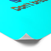 Wind nicht brechen - Universum hört zu Poster (Ecke)