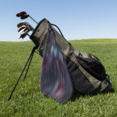 Wind- oder Regeneffekt auf die Weinfarbe Golfhandtuch (Gras)