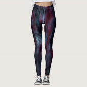 Wind- oder Regeneffekt auf die Weinfarbe Leggings (Vorderseite)
