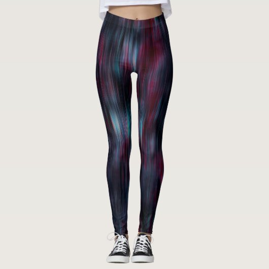 Wind- oder Regeneffekt auf die Weinfarbe Leggings (Vorderseite)