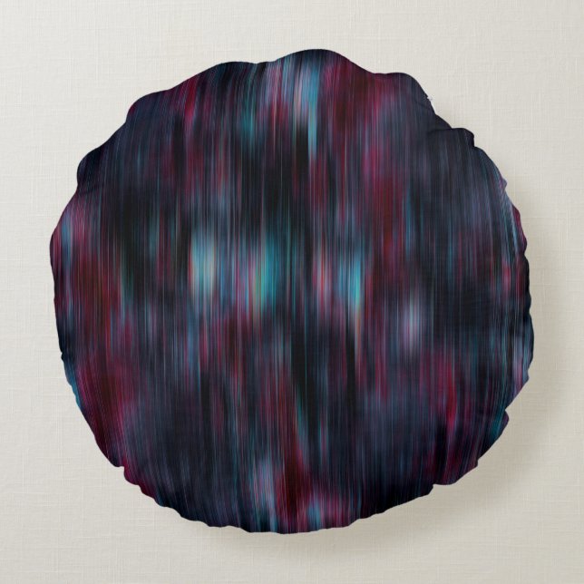 Wind- oder Regeneffekt auf die Weinfarbe Rundes Kissen (Rückseite)
