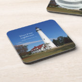 Wind Point Lighthouse 6 Kunststoff-Untersetzer Getränkeuntersetzer (Linke Seite)