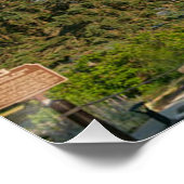 Wind Point Lighthouse am Lake Michigan Poster (Ecke)