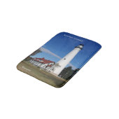 Wind Point Lighthouse bathmat Badematte (Schrägansicht)