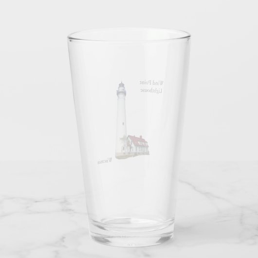 Wind Point Lighthouse Glas (Rückseite)