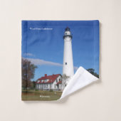 Wind Point Lighthouse Handtuchhandtuch Set (Waschlappen)