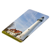 Wind Point Lighthouse Magnet (Linke Seite)