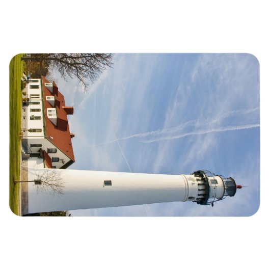 Wind Point Lighthouse Magnet (Horizontal)
