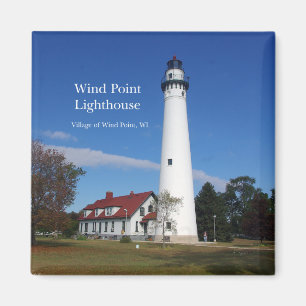 Wind Point Lighthouse-Magnet Magnet