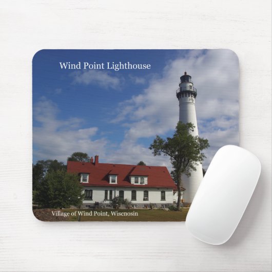 Wind Point Lighthouse Mauspad (Mit Mouse)