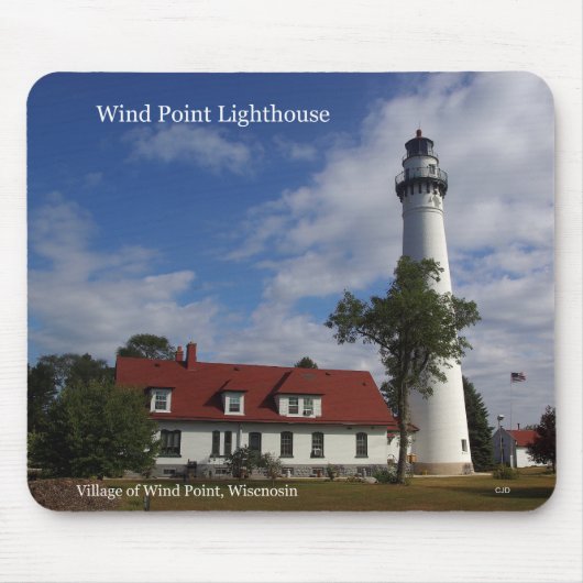 Wind Point Lighthouse Mauspad (Vorne)