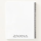 Wind Point Lighthouse Notebook Notizblock (Rückseite)
