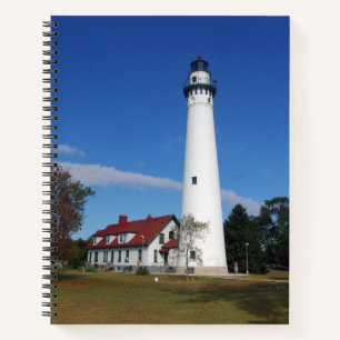 Wind Point Lighthouse Notebook Notizblock