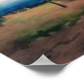 Wind Point Lighthouse Poster (Ecke)