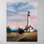 Wind Point Lighthouse Poster (Vorne)