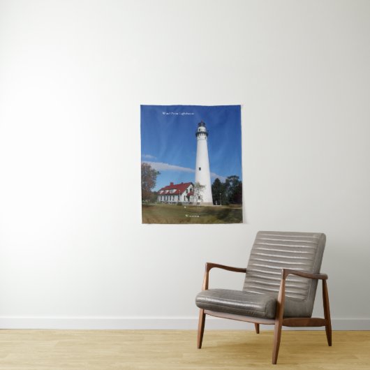 Wind Point Lighthouse Wandteppiche (Beispiel)