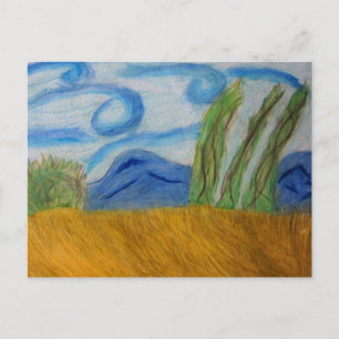 Wind Postkarte