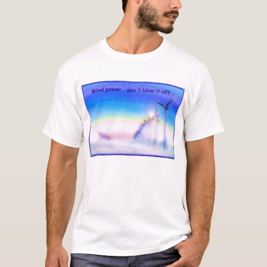Wind-Power auch T-Shirt (Vorderseite)