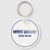 Wind Power dreht sich! Schlüsselanhänger (Vorderseite)