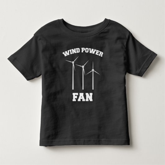 Wind Power Fan Windpark Umgebung Windkraftanlagen Kleinkind T-shirt (Vorderseite)