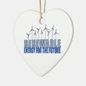 Wind Power Keramikornament (Links)