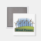 Wind Power Magnet (Vorderseite/Rückseite)