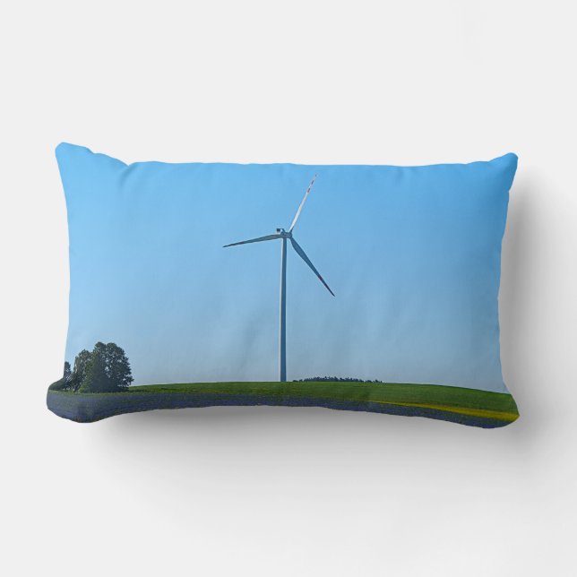 Wind Power Pflanze - Kissen (Vorderseite)