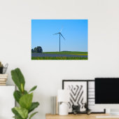 Wind Power Pflanze - Poster (Heimbüro)