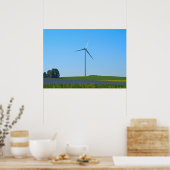 Wind Power Pflanze - Poster (Küche)