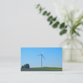 Wind Power Pflanze - Visitenkarte (Stehend Vorderseite)