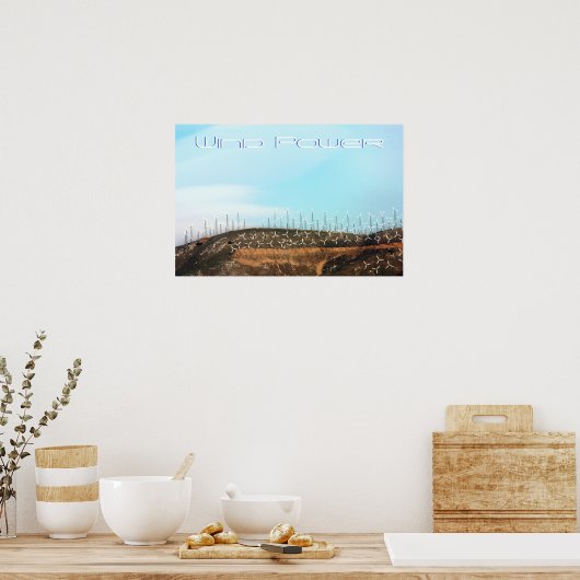 Wind Power Poster (Küche)