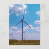 Wind Power Postkarte (Vorderseite)