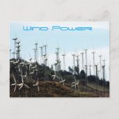 Wind Power Postkarte (Vorderseite)