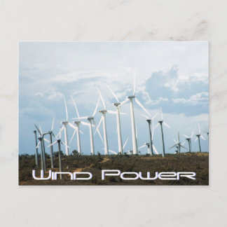 Wind Power Postkarte